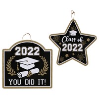 2022 Grad Hanging Decor, 11.420x11.420 in. — Dollar Tree penny item