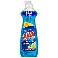 Ajax Ultra Citrus Scent and Salt Liquid Dish Soap, 15.2-oz. Bottle — Dollar Tree