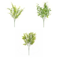 Floral Garden Artifical Assorted Plastic Greenery/Grass, 14.5 in. — Dollar Tree
