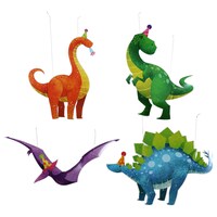 Hanging Paper Jointed Dinosaur Cutouts, 30x21.5 in. — Dollar Tree penny item