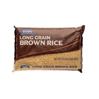 Pampa Long Grain Brown Rice, 32 oz. Bags — Dollar Tree (SKU 173545)