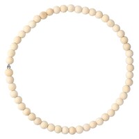 Crafters Square Wooden Bead Wreath, 10-in. — Dollar Tree