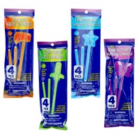 Play Glow Weapon And Wand Light Up Sticks, Assorted Designs, 4-Piece Pack. — Dollar Tree