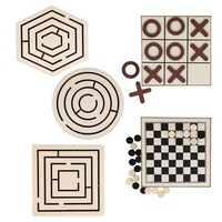 Classic Games Wood Games, Assorted Games, 1-Count. — Dollar Tree