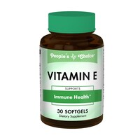 People's Choice Vitamin E Softgels Dietary Supplement, 30-Piece Pack — Dollar Tree