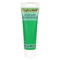 Crafter's Square Acrylic Paint in Holiday Green, 3.0-fl.oz. Tubes — Dollar Tree (SKU 268225)
