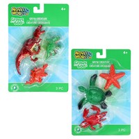 Novelty World Grow Creature Toys, Assorted Designs, 3-Piece Pack. — Dollar Tree