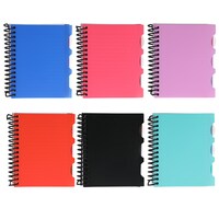 Jot 4-Subject Mini Spiral Notebooks with Poly Covers, 150 Pages — Dollar Tree
