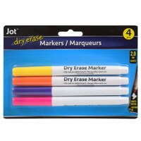 Jot Bright Dry-Erase Markers, 4-Count. Packs — Dollar Tree
