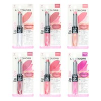 L.A. Colors Lip Gloss & Lipstick Duos, 0.12 oz. Tubes — Dollar Tree