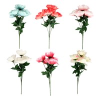 Floral Garden Watercolor Peony Bushes, 14 in. — Dollar Tree