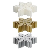 Luminessence Snowflake Candle, 4x1 in. — Dollar Tree