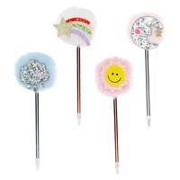 Jot Pom Pom Ballpoint Pen, 1 Count. Pack — Dollar Tree
