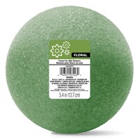 Floral Foam Ball For Silk Flowers, 1-Count. — Dollar Tree