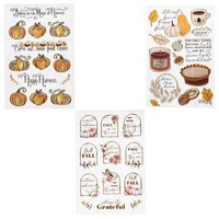 Crafter's Square(R) Autumn-Themed Metallic Foil Stickers, 12-14-ct. Packs — Dollar Tree (SKU 332478)