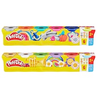 Play-Doh Silver And Gold Modeling Clay, Assorted Colors, 6-Piece Pack. — Dollar Tree