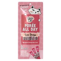 Salty Cat Puree All Day Tuna Recipe Treat, 3-Piece Pack. — Dollar Tree