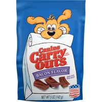Canine Carry Out Bacon-Flavored Dog Snacks, 5 oz. Bags — Dollar Tree