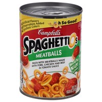 Campbell's Spaghettios with Meatballs, 15.6 oz. Cans — Dollar Tree