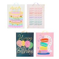 Voila XL Happy Birthday Gift Bag Assorted Designs — Dollar Tree