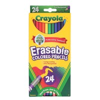 Crayola Erasable Colored Pencils, 24-Piece Pack. — Dollar Tree