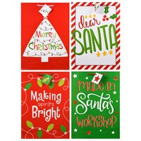 Voila Extra-Large Christmas Gift Bags, 17x12x5 in. — Dollar Tree