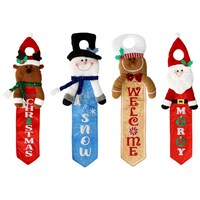 Ja Ru Christmas-themed Decorative Door Hanger, Assorted Designs — Dollar Tree