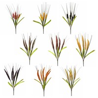 Floral Garden Faux Cattail Bushes, 14-in. — Dollar Tree