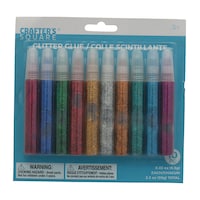Crafter's Square Glitter Glue Tubes, 10-Count. Packs — Dollar Tree