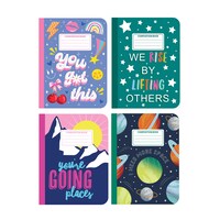 Vibrantly Printed Composition Notebooks, 100 Pages — Dollar Tree