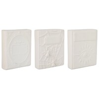 Halloween Theme Ceramic Book Shaped Crafting Decor DIY, 4.25x5.25x1.125- in. — Dollar Tree
