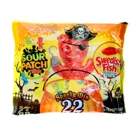 Sour Patch Kids Swedish Fish Mini Soft And Chewy Candy, 22-Piece Pack — Dollar Tree