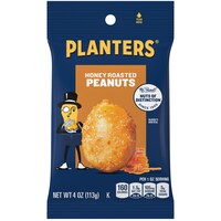Planters Honey-Roasted Peanuts, 4 oz. Packs — Dollar Tree