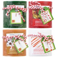 Luminessence Holiday-Scented Pillar Candles, 2.75x2.5 in. — Dollar Tree