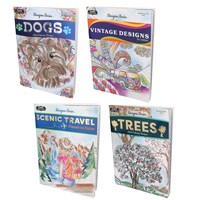 Bulk Designer Series Adult Coloring Books 32 Pages Dollar Tree