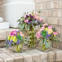 Bulk Clear Glass Cylinder Vases 7 25 In Dollar Tree