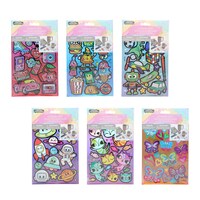 Colorful Holographic Stickers, Assorted Designs, 8-Piece, 10-Piece, 12-Piece, 13-Piece, 15-Piece, 17-Piece Packs. — Dollar Tree