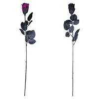 Floral Garden Halloween-Themed Single Roses, 24 in. — Dollar Tree penny item