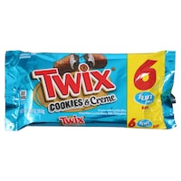 Twix Cookies & Creme Chocolate Cookie Bars, 6-ct. Packs — Dollar Tree (SKU 306107)
