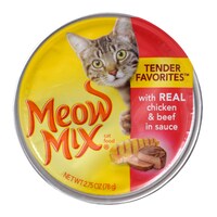 Meow Mix Tender Favorites Chicken and Beef, 2.75-oz — Dollar Tree