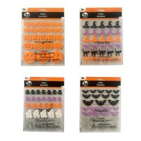 Seasonal Collection Halloween-themed Glitter Stickers Pack, Assorted Designs. — Dollar Tree
