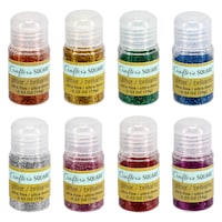 Crafter's Square Ultra Fine Glitter, 0.53-oz. Bottles — Dollar Tree