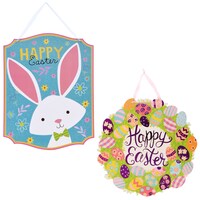 Die-Cut Happy Easter Wall Decorations — Dollar Tree penny item