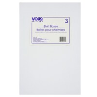Voila White Shirt Gift Boxes, 3-Count. Packs — Dollar Tree