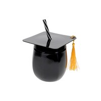 Graduation Hat Shaped Canteen With Straw, 1-Count. — Dollar Tree