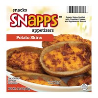 Snapps Potato Skins Appetizer With Cheddar Cheese And Smoked Bacon, 1-Count. — Dollar Tree
