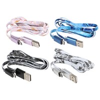 Type C USB Cables with Fun Colorful Prints, 39-in. — Dollar Tree (SKU 336955)