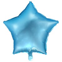 Light Blue Star-Shaped Foil Balloons, 18-in. — Dollar Tree