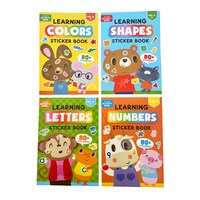 Kids Learning Sticker Activity Books, 10.5x7.5-in. — Dollar Tree