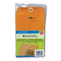 Jot Mailing Clasp Kraft Envelope, 8-Piece Pack — Dollar Tree
